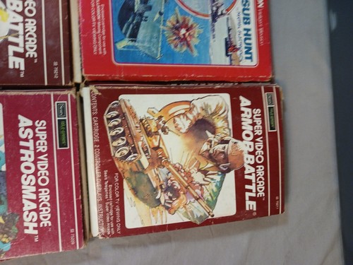 Intellivision Boxed 10 Game LOT Complete, Untested, Tron, Sears Arcade, Stalker - Picture 5 of 15