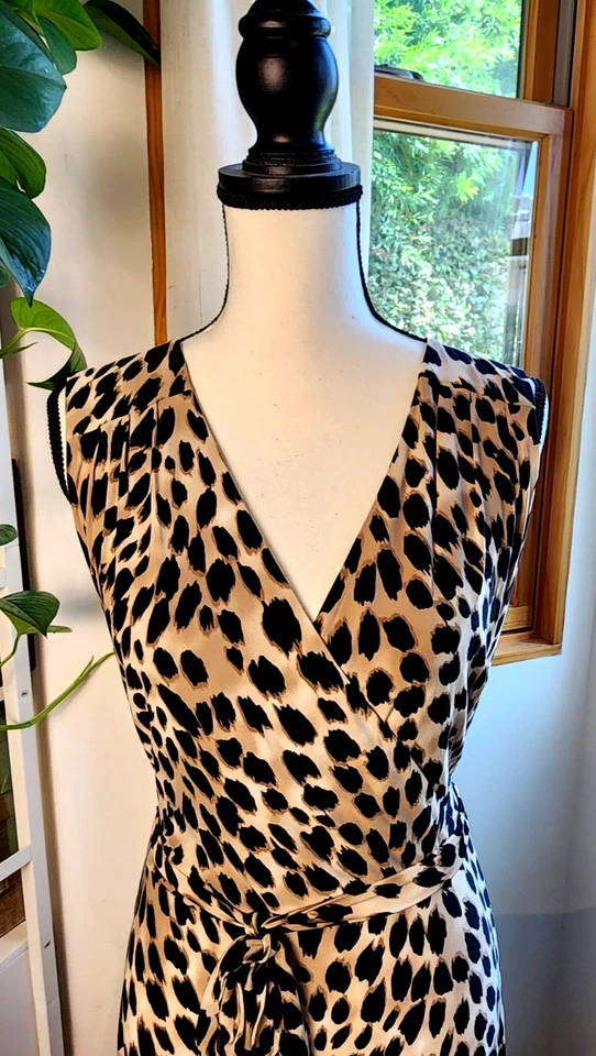 Vestido Inc International Chic Estampado Animal - Elástico Talla XL Foto 3 de 4