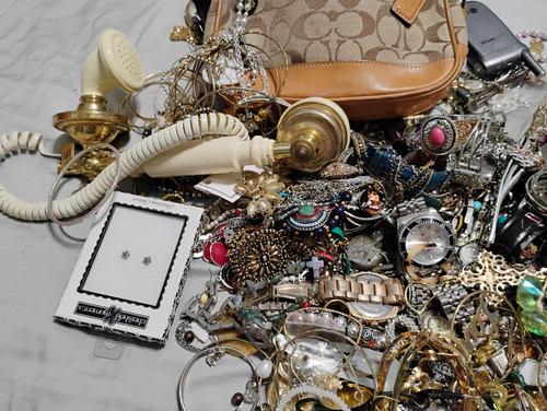 10 Lbs Pound Unsorted Tangled Jewelry Vintage Modern Lot Wear Junk TREASURE HUNT - Picture 3 of 13
