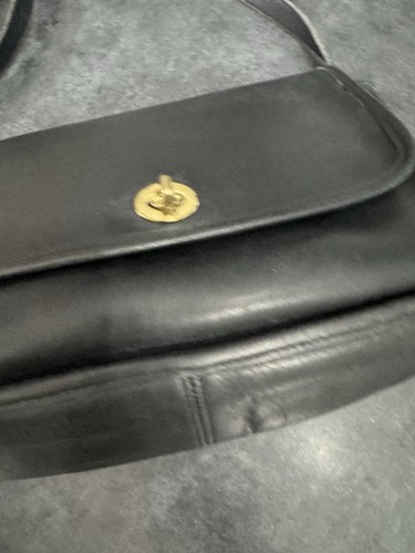 Coach 9790 Vintage City Umhängetasche schwarz Leder - Bild 6 von 15