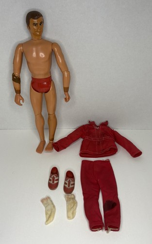 Vintage 1975 General Mills Six Million Dollar Man Bionic Eye Clothing Socken Schuh - Bild 1 von 11