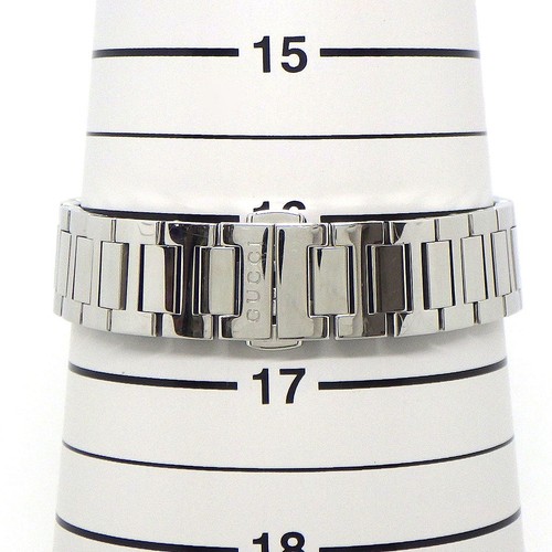 GUCCI Uhr GG2570 142,5/YA142506 Diamond Bezel Ivory Dial SS QZ - Bild 10 von 11