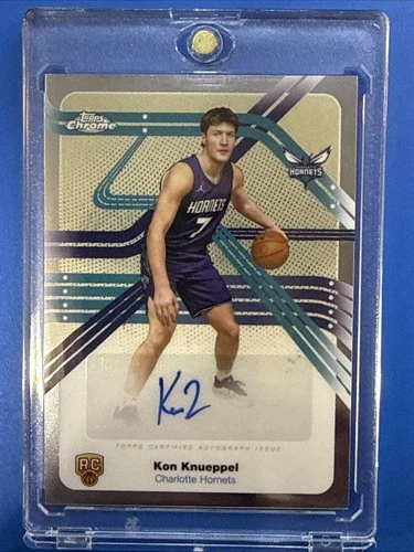 2025 Topps Chrome Kon Knueppel Next Stop Signatures (RAW)