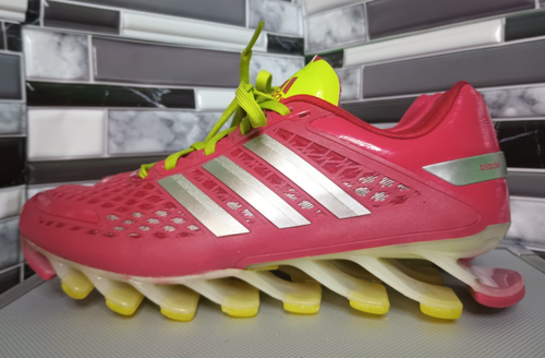 Adidas Infrared Springblade Running Shoes Mens Pink And Yellow Size 7 US, 6.5 UK - Picture 12 of 19
