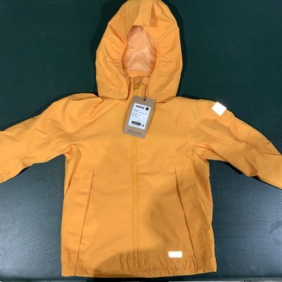 Reima Kids Radiant Orange 8Y Kuorista Water Rain Lined Outdoor Hoodie