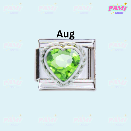 Gema de piedra de nacimiento encanto italiano se adapta a la nominación y todas las pulseras de encanto italiano de 9 mm - Imagen 9 de 13