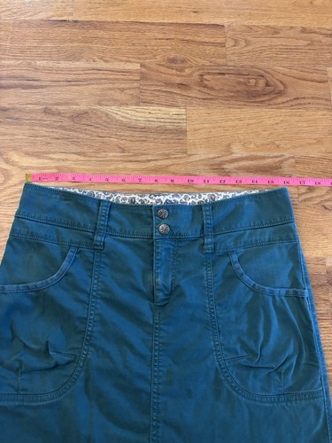 Athleta Denim Jeansrock Damengröße 8 türkis Stretch - Bild 5 von 6