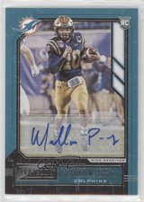 2020 Panini Playbook Rookies Signatures Malcolm Perry #198 Rookie Auto RC