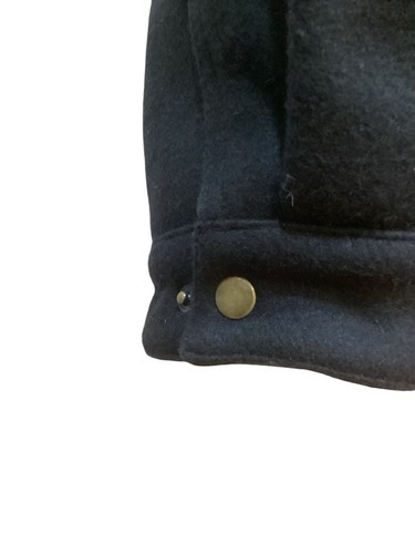 Members Only Black Label Jacket Mens XL Wool Blend Quilted Lining Insulated Zip - Picture 6 of 7