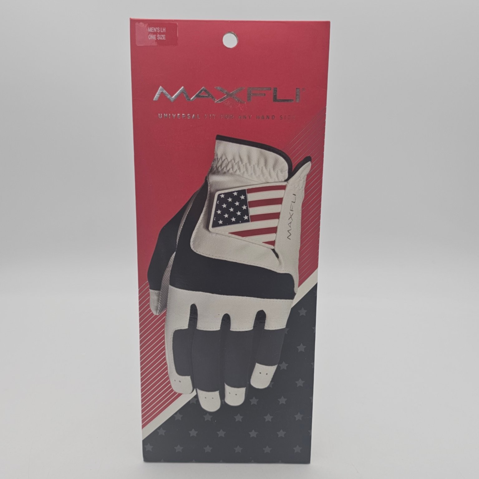 Glove Men's Left Hand One Size Spandex Flag Design