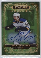 2022-23 Upper Deck Stature Rookies Green /65 Will Bitten William Rookie Auto RC