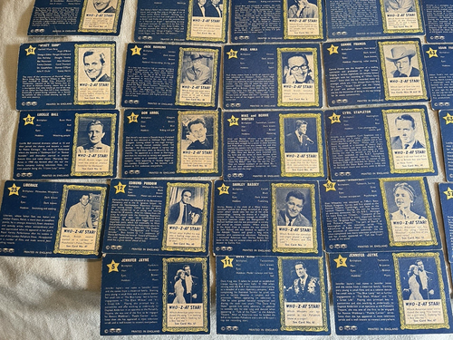 job lot over 40 cards A&BC Who Z at star, part set 1958 - Picture 10 of 17