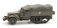 Artitec 6870439 - 1/87 / H0 M3A1 Half-Track Personnel Carrier Train Load - Neu