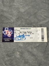 Joe Musgrove Auto Signed No Hitter Ticket Stub 4/9/21 Padres Rare