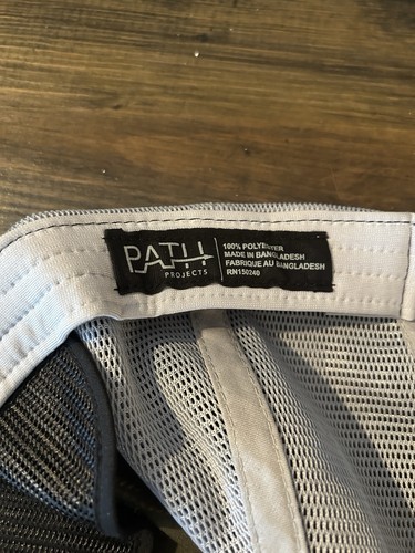 Path Project Strapback Trucker Cap Multicolor Adjustable Mesh Back BROKEN CLIP - Picture 7 of 7