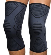 HiRui Knee Brace Knee Compression Sleeve 2 Pack for Men Women - Knee Suppor...