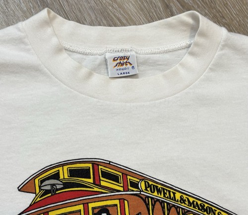 Crazy Shirts Hawaii B. Kliban San Francisco Cat Trolley Shirt Large - Imagen 3 de 3