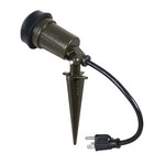 Taymac SpikeLightLampholderKit120VACIncandescen SL101B 75-150 W Aluminum Gray