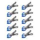 Stainless Steel Clamping Clips Set of 10 Perfect for Pool Safety Needs