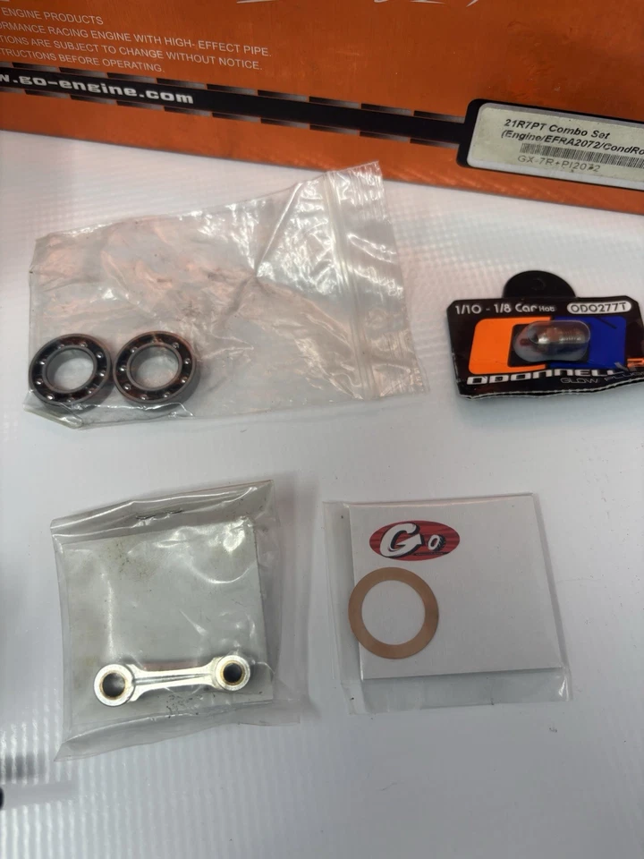 Motor Go Nitro 21 R7PT con RB Mods Associated Losi 1/8 caja ovalada de suciedad1 Foto 3 de 4