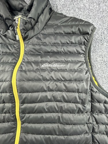 Eddie Bauer Weste Herren Small blau orange EB700 Daunen gesteppt leicht wattiert - Bild 5 von 12