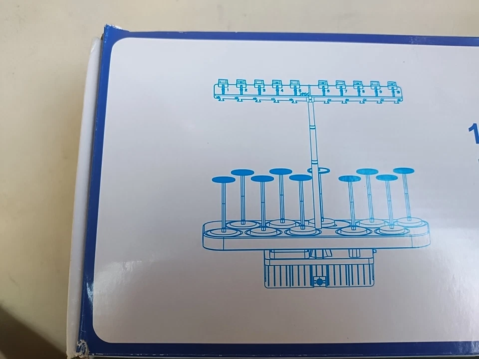 MÁQUINA DE COSER 10 SOPORTES DE HILO DE POZO AJUSTE GENÉRICO BROTHER AND BABYLOCK #SA539/TS2 Foto 2 de 4