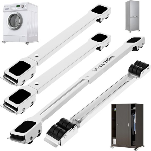 Paquete de 4 rodillos para electrodomésticos para lavadora y secadora deslizadores de electrodomésticos de alta resistencia para... - Imagen 7 de 7