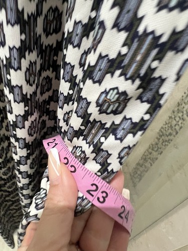 Tory Burch Erin Sleeveless Ballet Blue Crystal Print Midi  Dress Women’s S Keyho - Picture 9 of 11