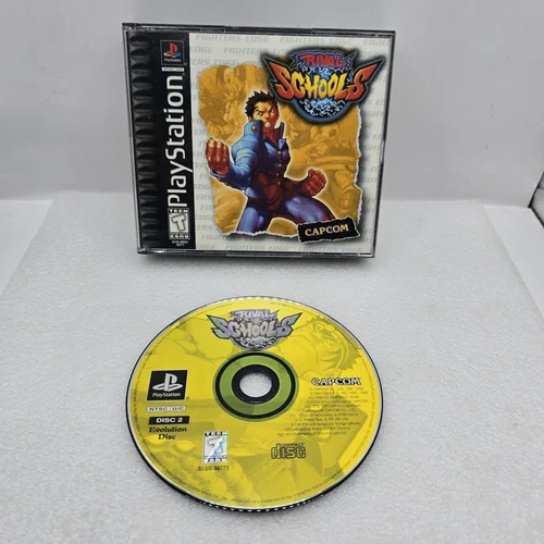 PlayStation Rival Schools  PS1 Case And Disc 2 Only 