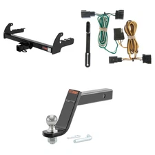 CURT Trailer Hitch Tow Package Class 3 Receiver, Wiring, 45064 Ball Mount 13280