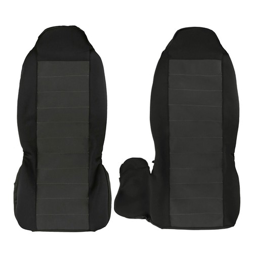 2* Front Car Seat Covers Fit For FORD RANGER 2004-2012 60/40 High Back Deep-Gray - Picture 2 of 11
