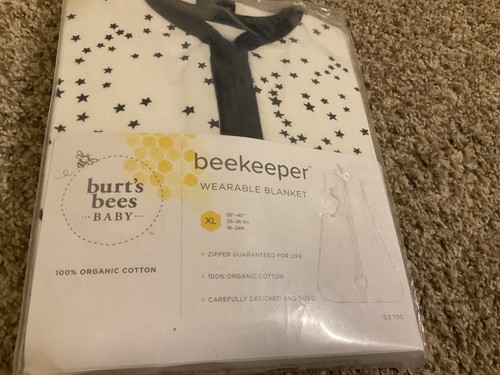 Burts Bee Imker tragbare Baumwolldecke 18-24 Monate Neu im Karton