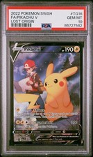 PSA 10 Pikachu V TG16/TG30 Swsh11: Lost Origin Trainer Gallery Holo