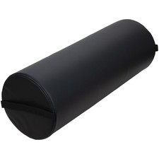 ForPro Professional Collection Jumbo Full Round Bolster Pillow, Black, Oil an...