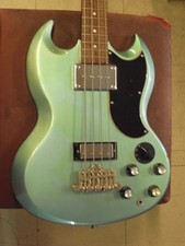Epiphone EB-3 Used Mahogany Body Rosewood Fingerboard Pelham Blue w/Soft Case