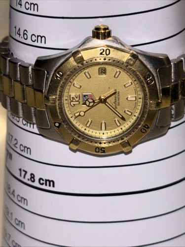Tag Heuer 2000 Series WK1321 Date Gold Dial Quartz Damenuhr - Bild 10 von 17