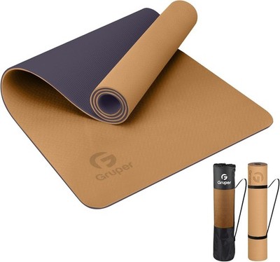 Myga Jute Yoga Mat, High Performance Vegan Floor Exercise Mat, Eco Friendly B...