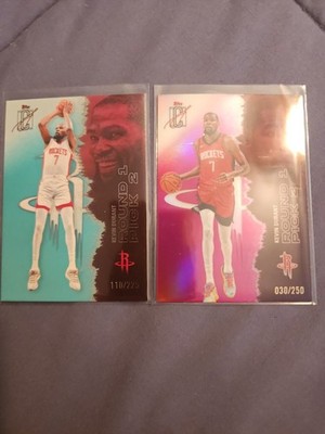 2025-26 Topps Signature Class Kevin Durant TEAL /225 & FUSIA /250 Rockets