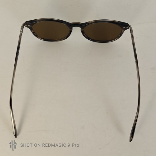 Salvatore Ferragamo Sunglasses SF911S Round Gray Frame Brown Lens 53mm - Picture 5 of 11