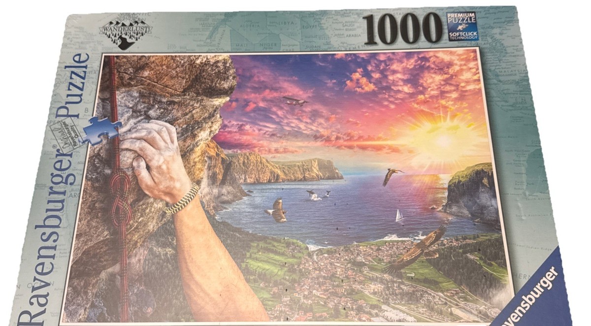 Ravensburger Rock Climbing 1000 Piece Jigsaw Puzzle for Adults ー Every Piec NEW SEALED Ravensburger Rock Climbing 1000 Piece Jigsaw Puzzle Wanderlust  CLIMB