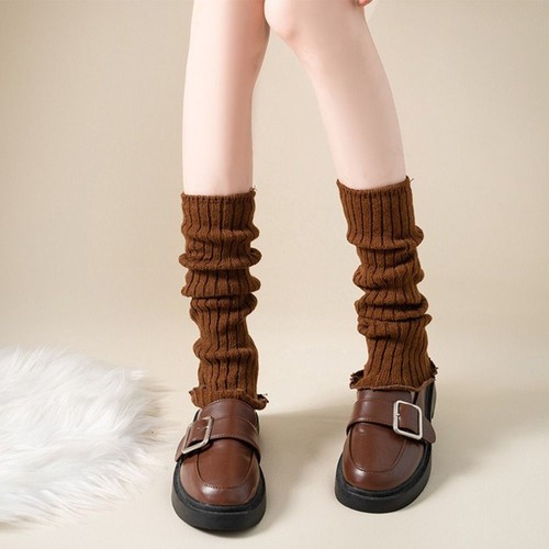 Knitting Leg Warmers Cute Sweet Warm Foot Cover Boot Warmers Women Girls - Picture 4 of 20