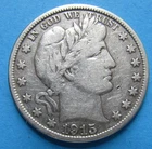 1915-D Barber Half Dollar