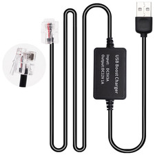 USB to RJ11 Plug Radar Detector Cable, 5FT 1.5M Radar Detector Power Cord, Rep