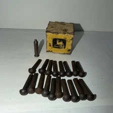 John Deere Rivet 1/4 x 9/16 NOS OEM 18 RIVETS Plus A Small Part Ah10876HY