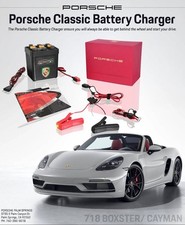 Porsche 718 Boxster/ Cayman Classic Battery Charger/Maintainer PCG-356-611-71