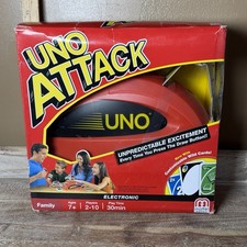 Mattel Games UNO Attack Electronic Card Game w/ Launcher, 2-10 Players, 8-11