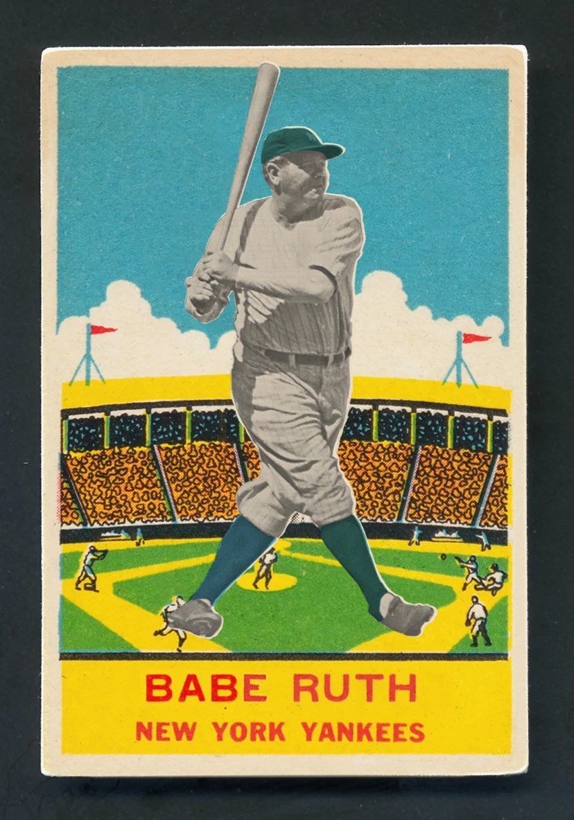 Babe Ruth 1933 Goudey #53 Rookie Card - 23KT Gold Limited Edition Reprint - New York Yankees