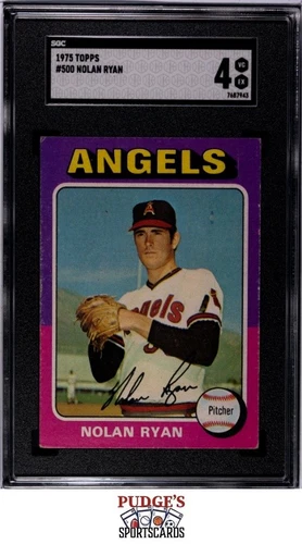 Nolan Ryan 1975 Topps #500 SGC 4
