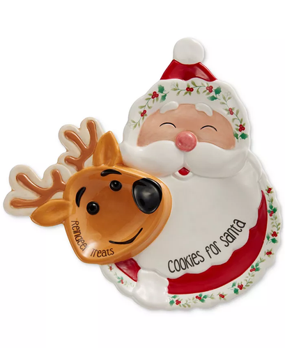 Plato de galletas de Papá Noel y reno - Imagen 12 de 12