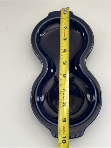 Fiestaware Figure 8 Tray 10 inch sugar/creamer tray Spoon Rest Condiment Blue - Picture 3 of 7